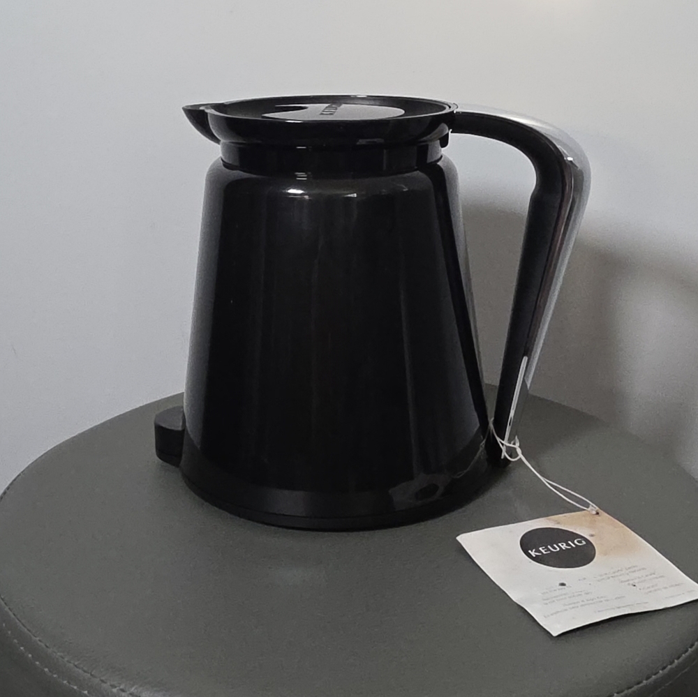 Keurig 2.0 Thermal Carafe - Black with Chrome Handle NEW